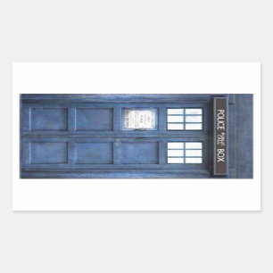 Autocollants rectangulaires de cabine téléphoniq