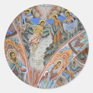 Autocollants religieux de photo de peinture