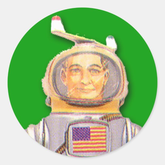 Autocollants robots pour astronautes américains (f (Devant)