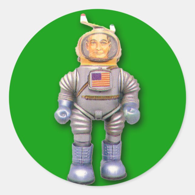 Autocollants robots pour astronautes américains (f (Devant)