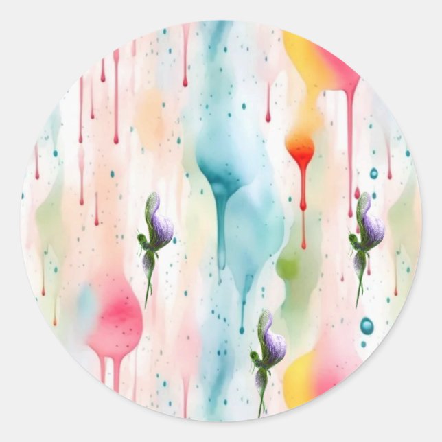 Autocollants ronds (Devant)