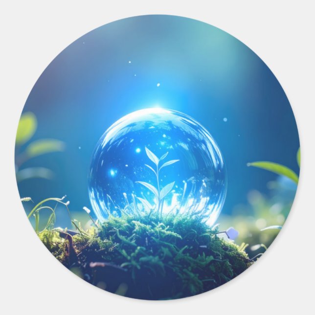 Autocollants Ronds Classiques (Devant)