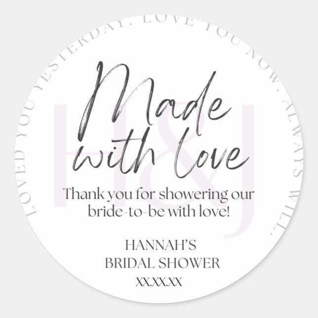 Autocollants Ronds Classiques (Devant)