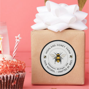 Autocollants ronds classiques   Niveau personnalis