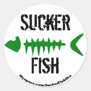 Autocollants ronds de Bonefish