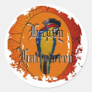 Autocollants ronds en détresse