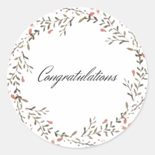 autocollants ronds pour les événements heureux