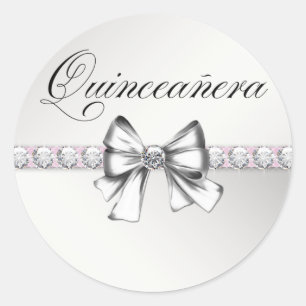 Autocollants Rose pour Quinceanera