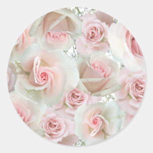 Autocollants Roses roses et baby's breath TOUTE CO