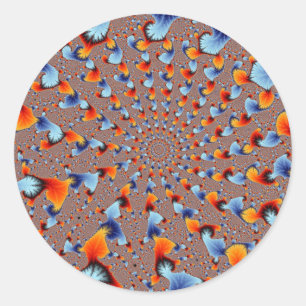 Autocollants rouges de flammes bleues