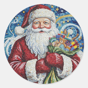 Autocollants Rouleau Père Noël Noël