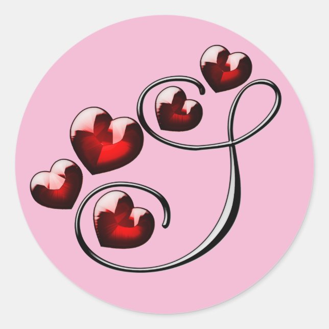 autocollants S initiaux monogramme (Devant)