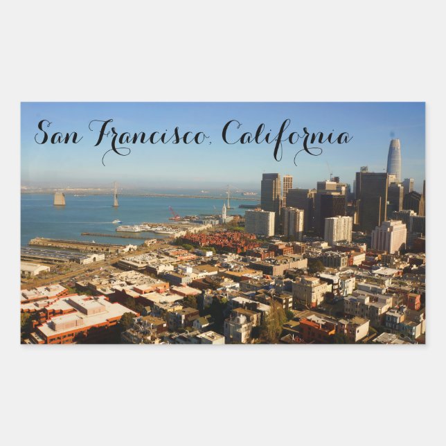 Autocollants San Francisco Skyline #9-3 (Devant)