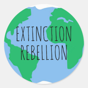 autocollants Sauver la planète Terre Extinction