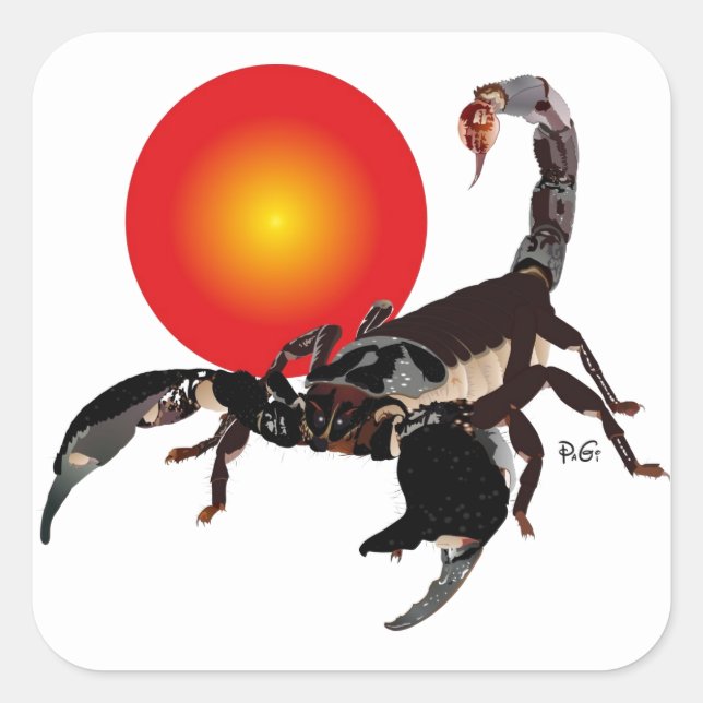 Autocollants scorpions (Devant)