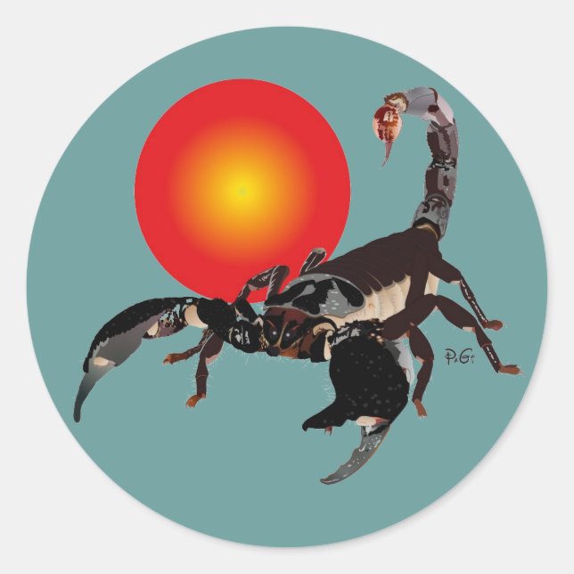 Autocollants scorpions (Devant)
