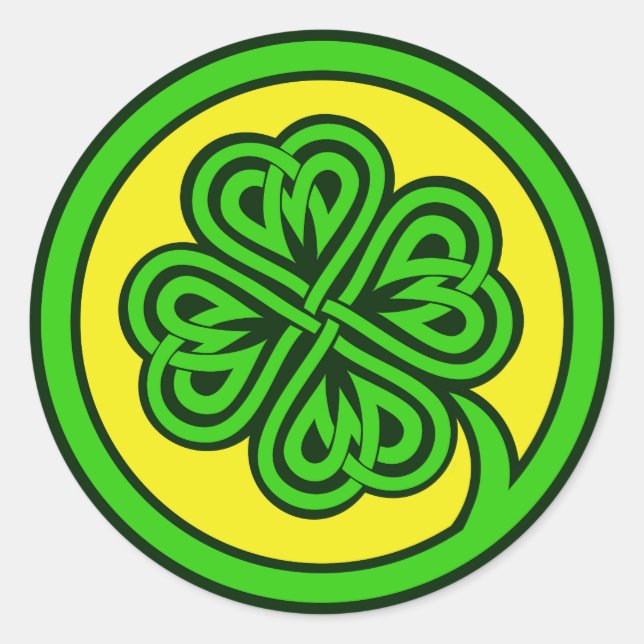Autocollants Shamrocks tribaux (Devant)