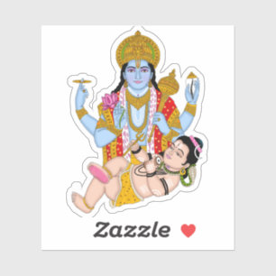 Autocollants Shiva & Vishnu – Autocollant Spiritue