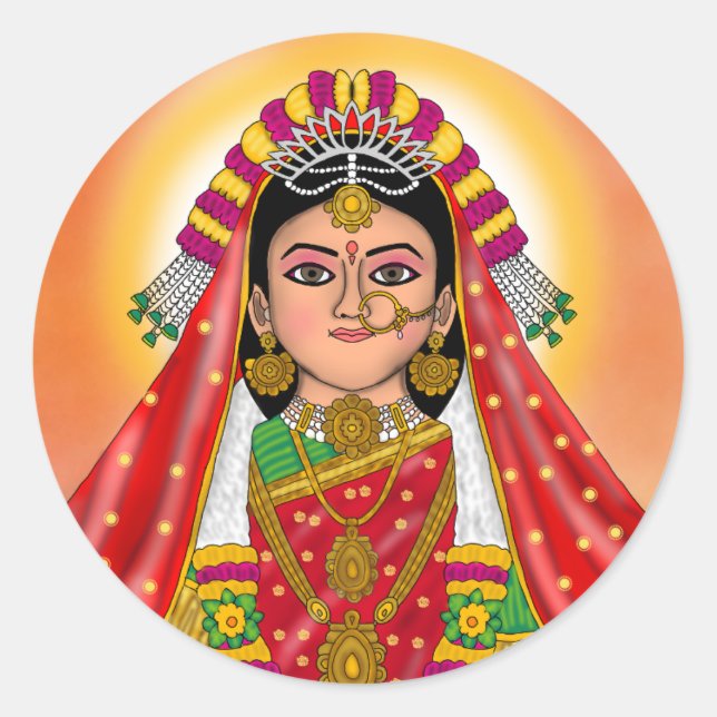 Autocollants Shree Radha (Devant)