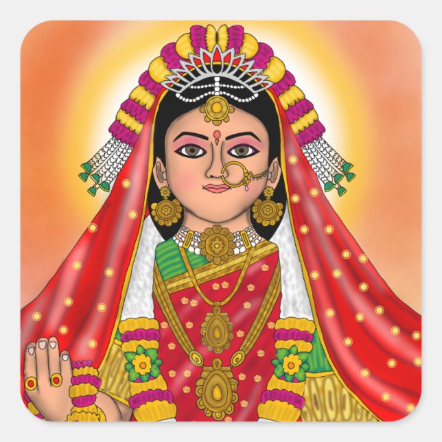 Autocollants Shree Radha (Devant)