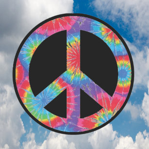 Autocollants Signe de Paix - Design Hippy Hippie A