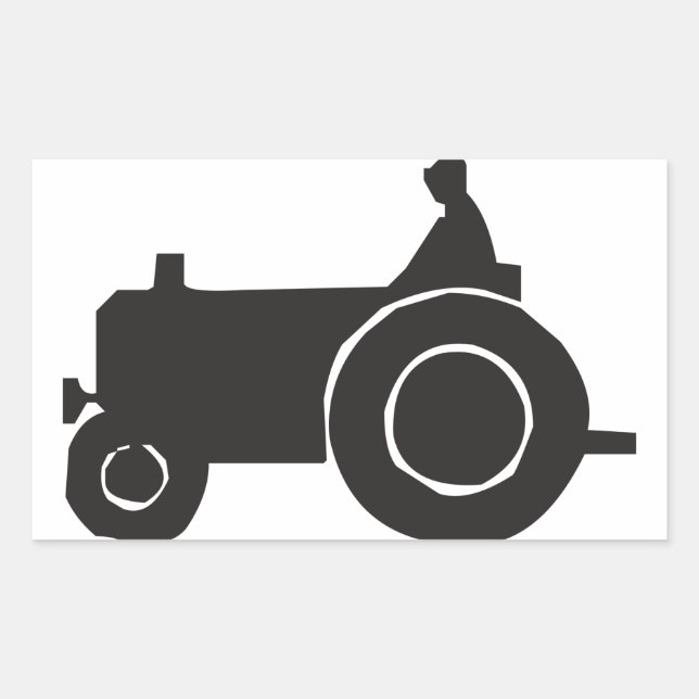 Autocollants Silhouette Tracteur (Devant)