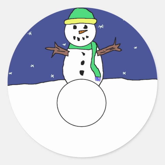 Autocollants Snowman (Devant)