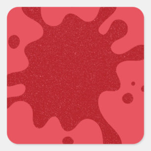 Autocollants Splash de la Place Rouge Tomate-Rouge