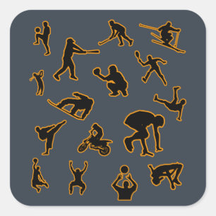 Autocollants sportifs fanatiques