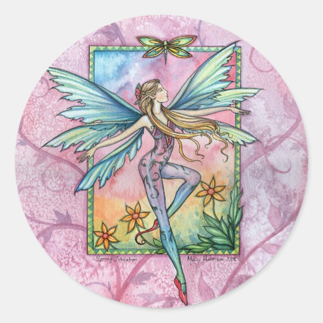 Autocollants Spring Fairy de Molly Harrison (Devant)