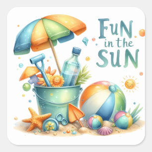 Autocollants Summer Beach