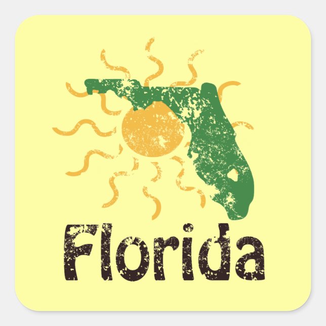 Autocollants Sunny Florida (Devant)