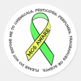 Autocollants sur le trouble de sensibilité chimiqu