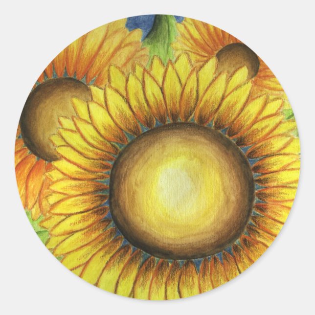 Autocollants Tournesol (Devant)