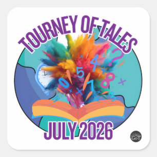 Autocollants Tournoi de Contes de juillet 2026