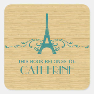 Autocollants turquoises