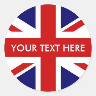 Autocollants Union Jack britanniques rondes | scel