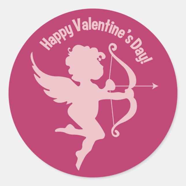 Autocollants Valentine Cupid (Devant)