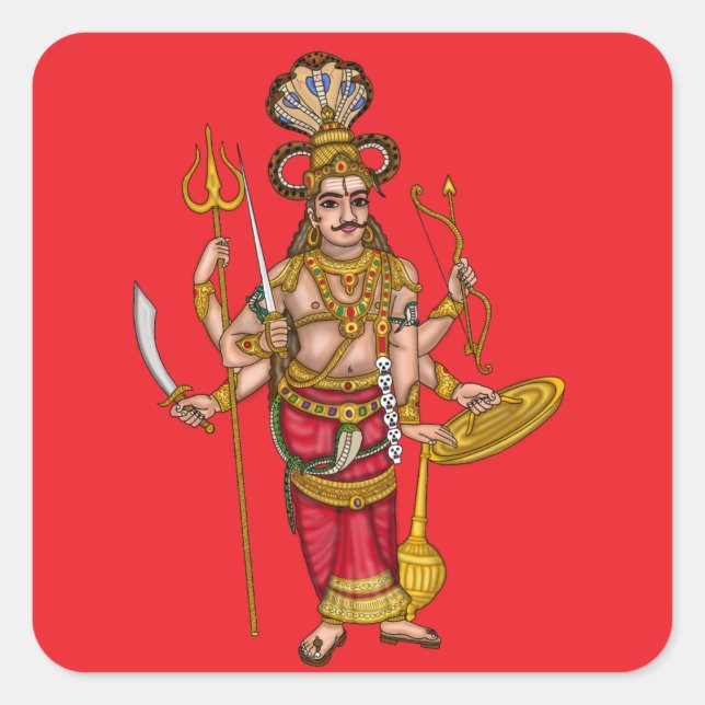 Autocollants Veerabhadra (Devant)