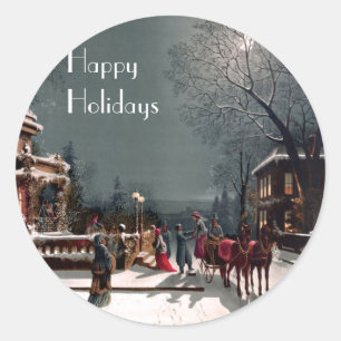 Autocollants Victoriens de Noël