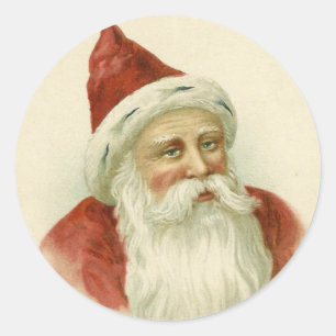Autocollants victoriens de Père Noël