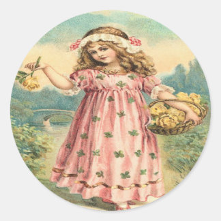 Autocollants victoriens du jour de St Patrick de