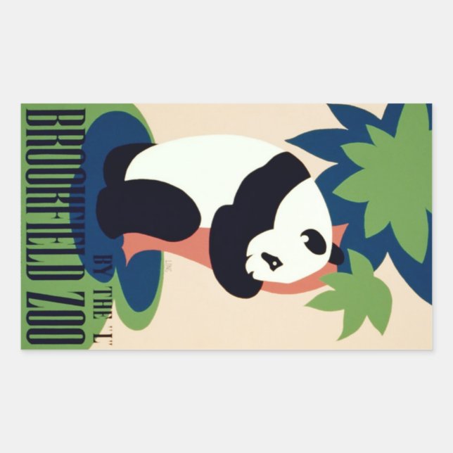 Autocollants vintages "Brookfield Zoo" (Devant)