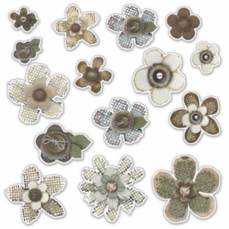 Autocollants vintages pour scrapbook Ephemera Vint