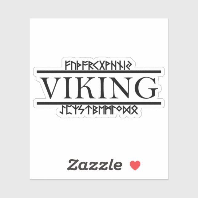 Autocollants vinyle Runes Viking (Feuille)