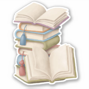 Autocollants vinyles amusants pour livres scolaire