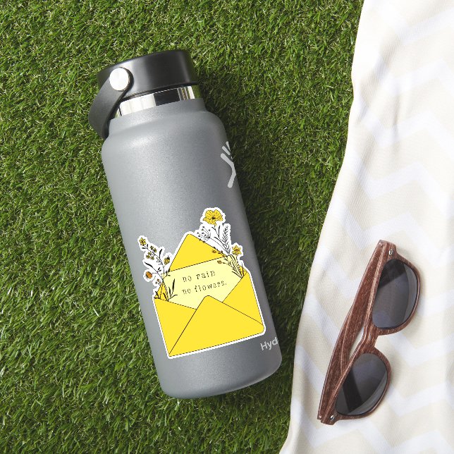 Autocollants vinyles de citation inspirante de fle (HydroFlask Insitu)