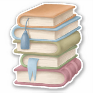 Autocollants vinyles de lecture amusants pour livr
