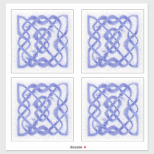 Autocollants vinyles NŒUD CELTIQUE VIOLET (4)