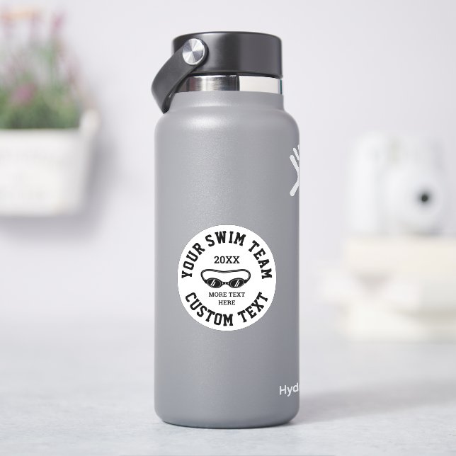 Autocollants vinyles personnalisés pour équipe de  (HydroFlask)